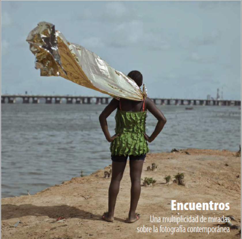 cartel de ENCUENTROS. Una multiplicidad de miradas sobre la fotografía contemporánea. Exposición colectiva