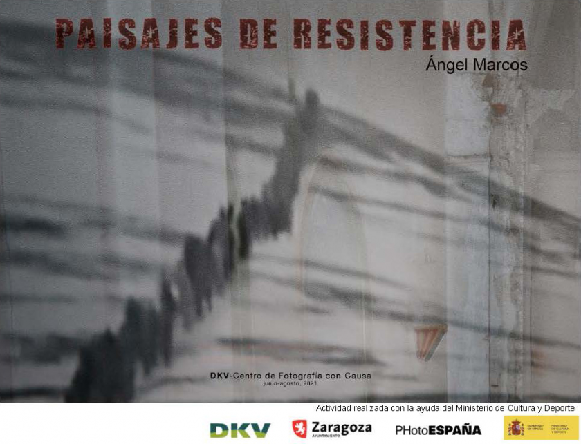 cartel de exposición Paisajes de resistencia